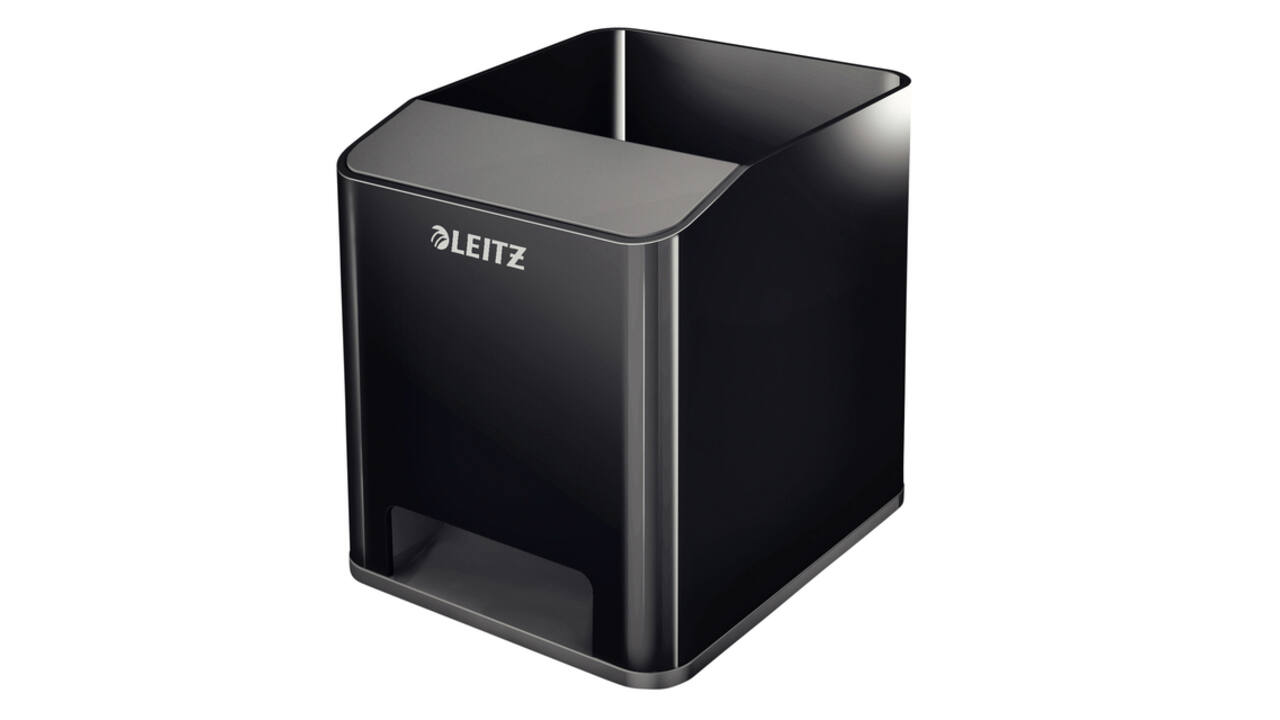 Pennenkoker Leitz Duokleur zwart/grijs