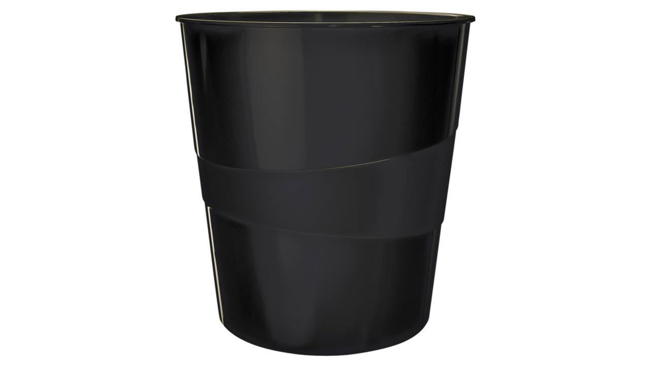 Papierbak Leitz WOW 15liter zwart
