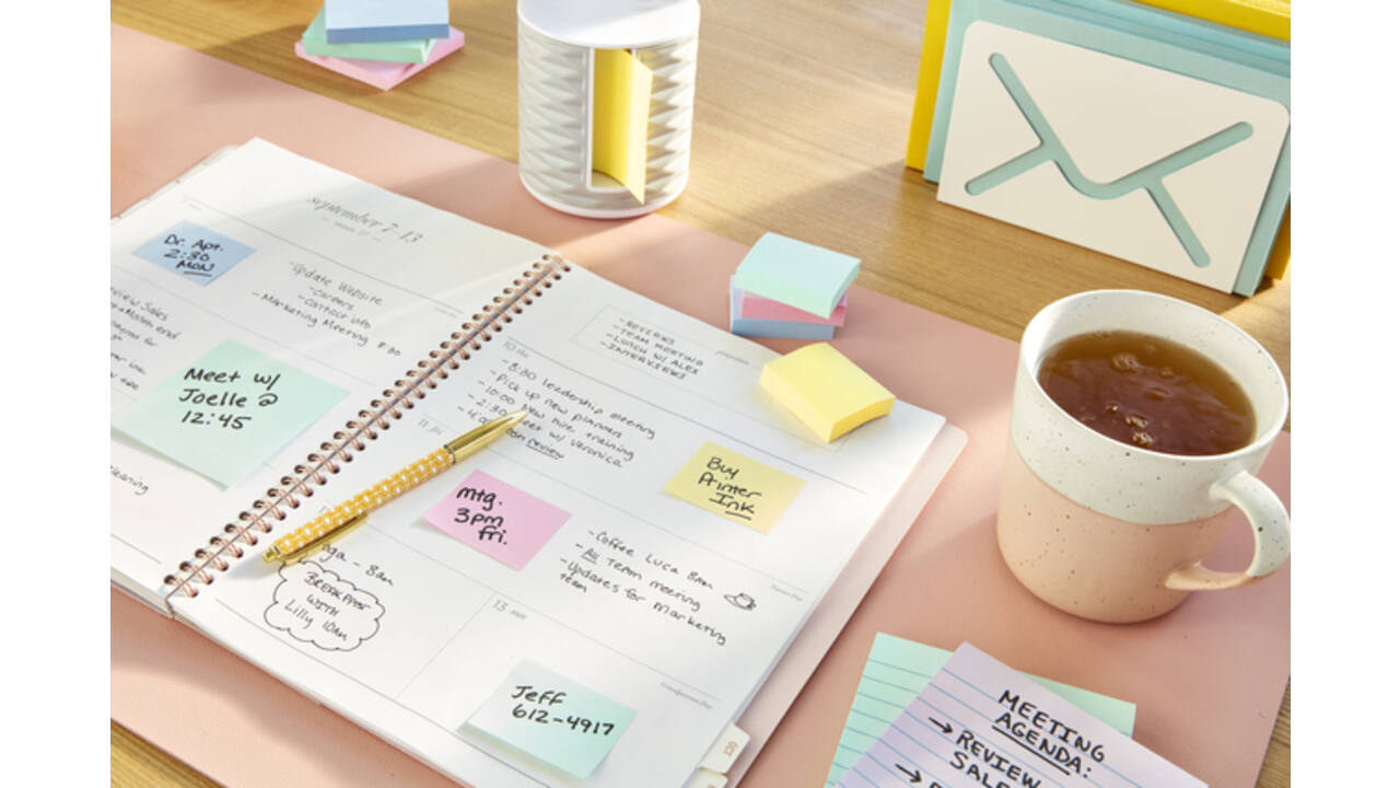 Memoblok Post-it Z-Note R330-1B recycled 76x76mm canary yellow 6 stuks
