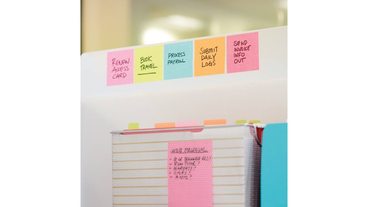 Memoblok Post-it 2030 76x76mm kubus ultra assorti
