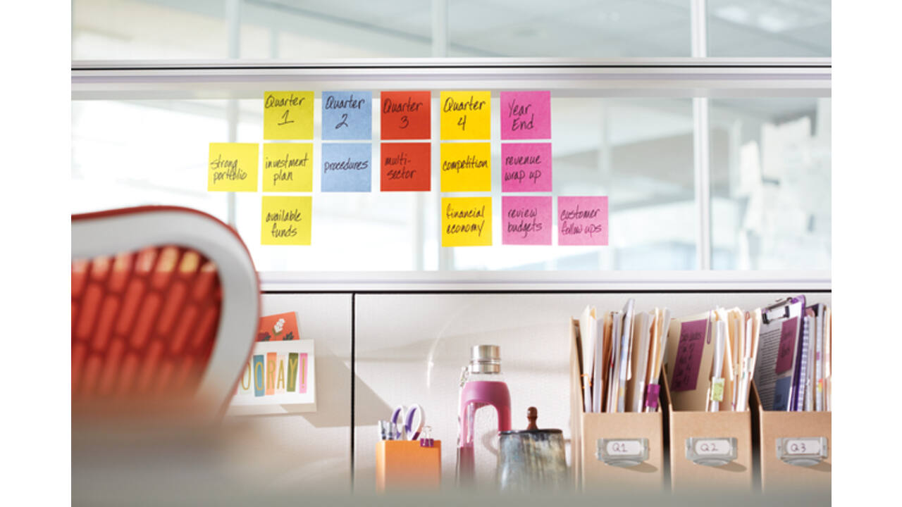 Memoblok Post-it Z-Note S330 Super Sticky 76x76mm 14+ 2 assorti