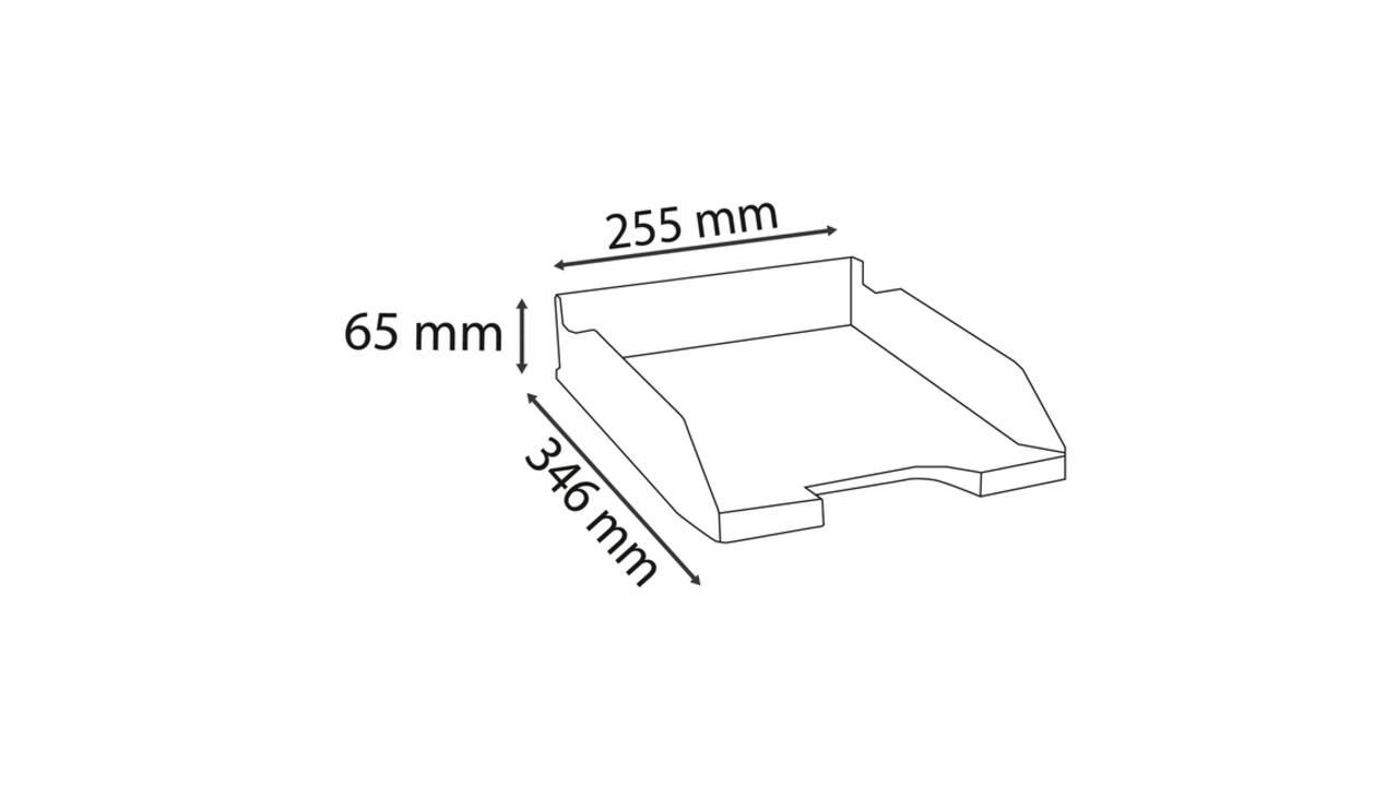 Brievenbak Exacompta Ecoblack zwart