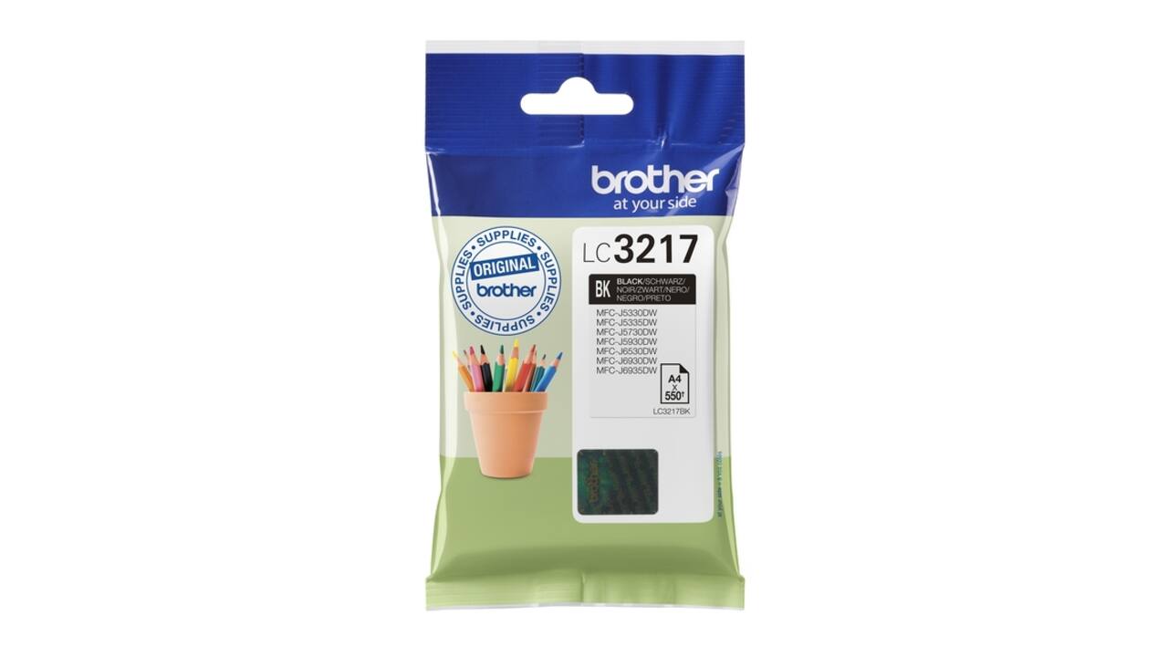 Inktcartridge Brother LC-3217BK zwart