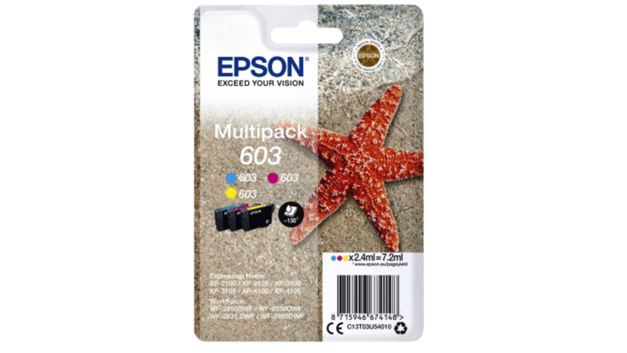 Inktcartridge Epson 603 T03U5 3 kleuren