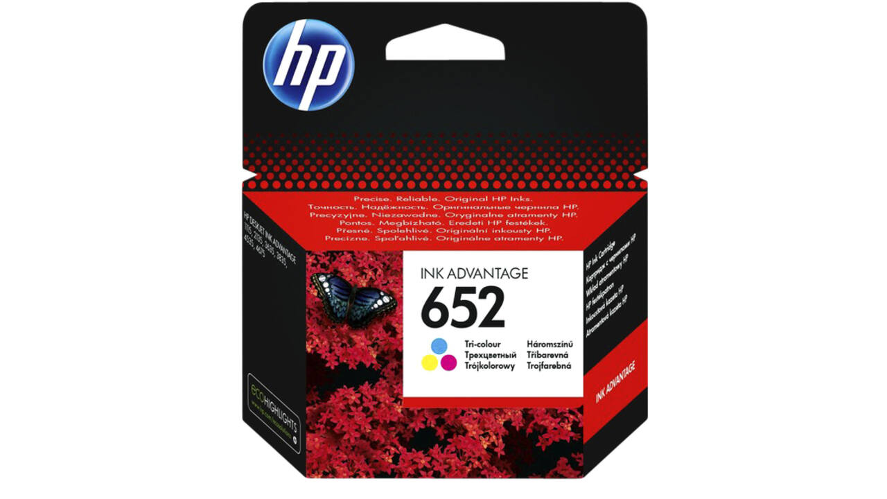 Inktcartridge  HPF6V24AE 652 kleur
