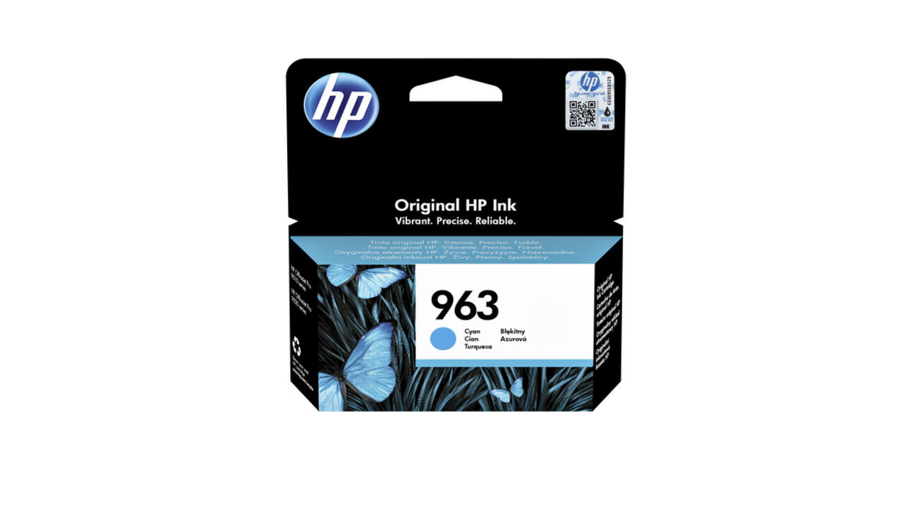 Inktcartridge HP 3JA23AE 963 blauw