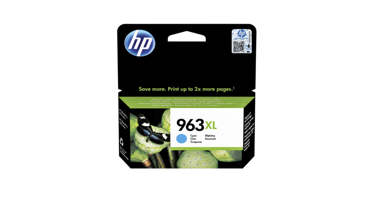 Inktcartridge HP 3JA27AE 963XL blauw