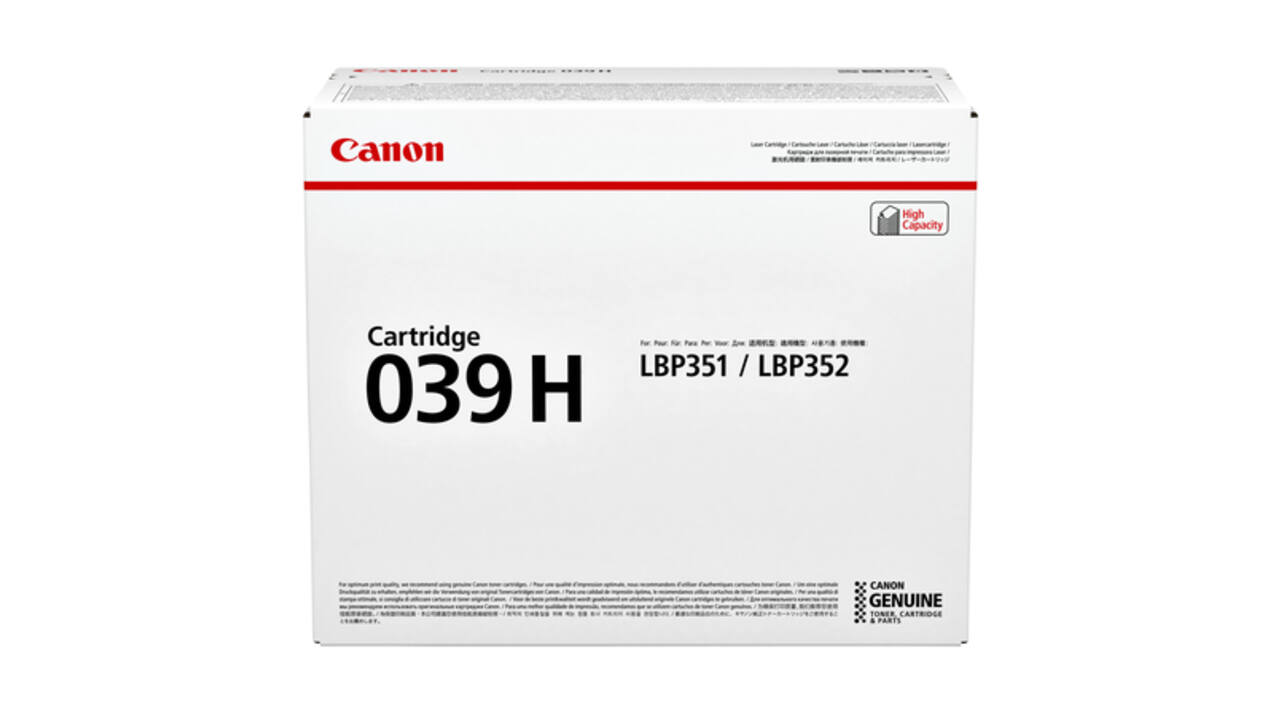Tonercartridge Canon 039H zwart