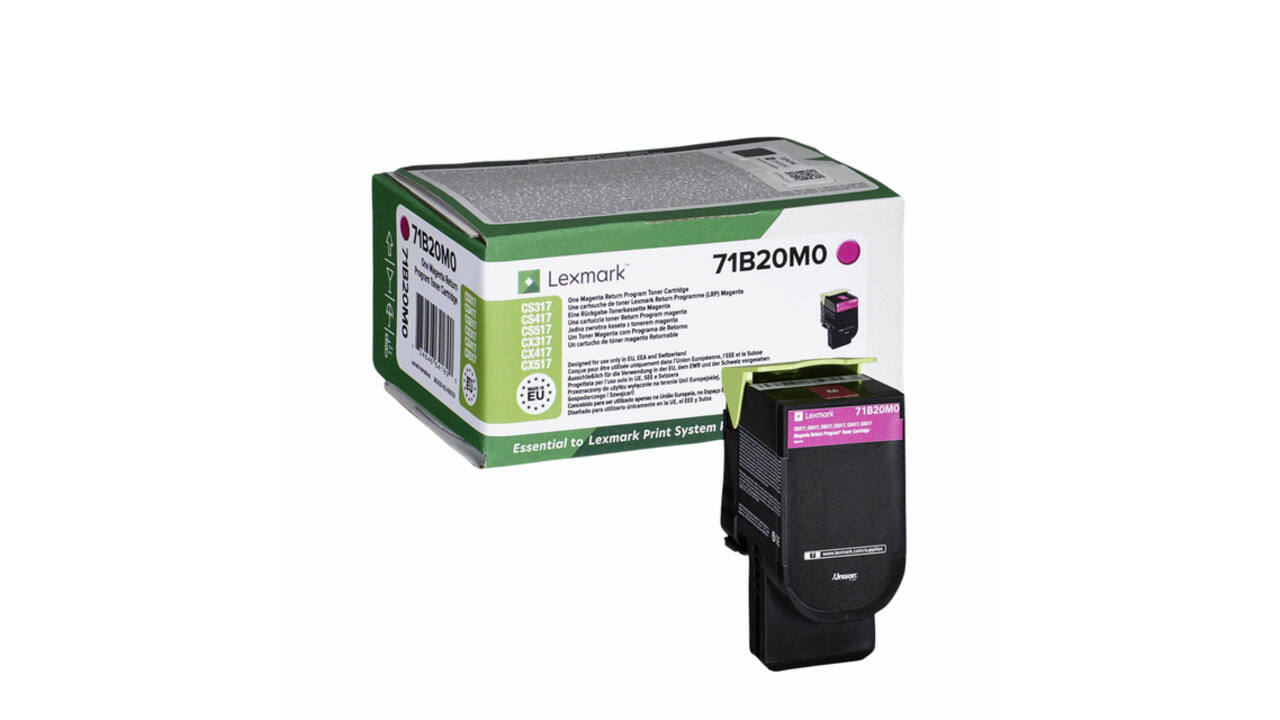 Tonercartridge Lexmark 71B20M0 rood
