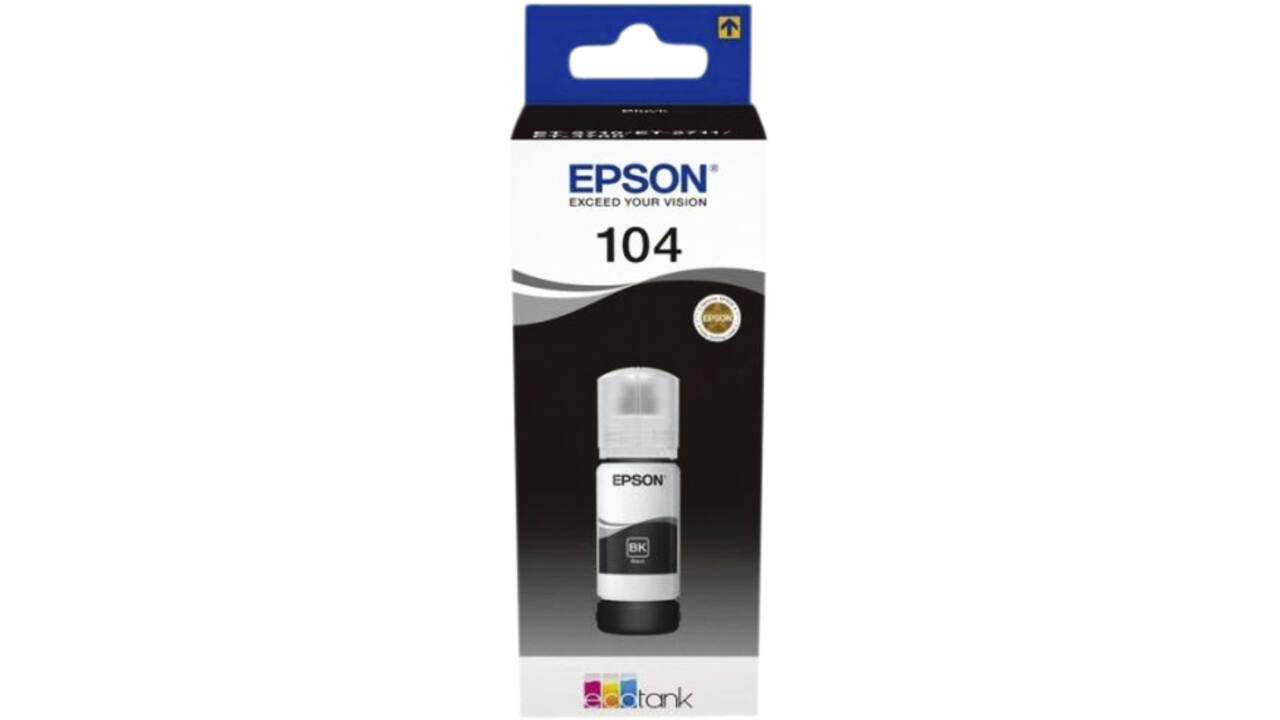 Navulinkt Epson 104 T00P140 zwart