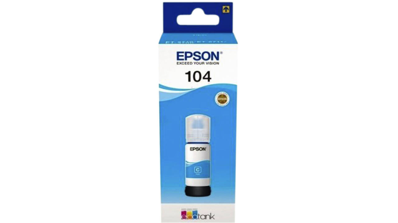 Navulinkt Epson 104 T00P240 blauw