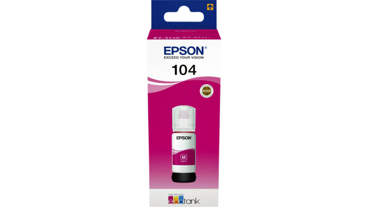 Navulinkt Epson 104 T00P340 rood