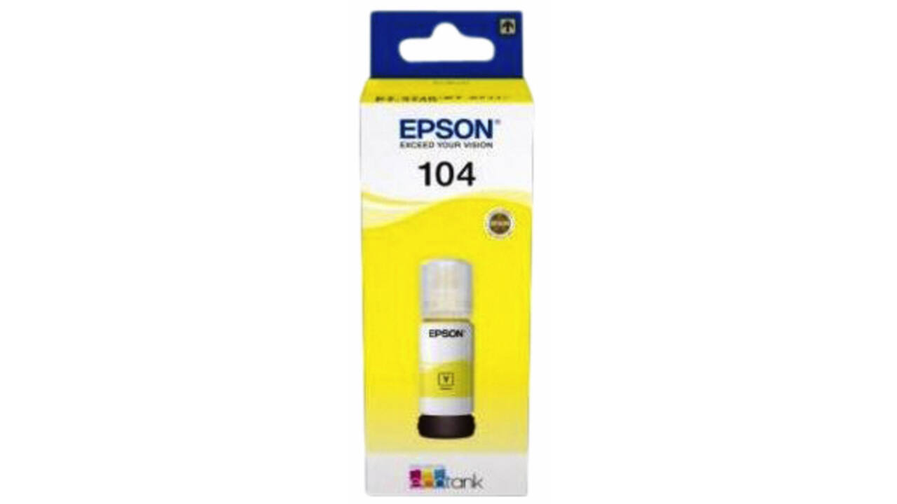 Navulinkt Epson 104 T00P440 geel