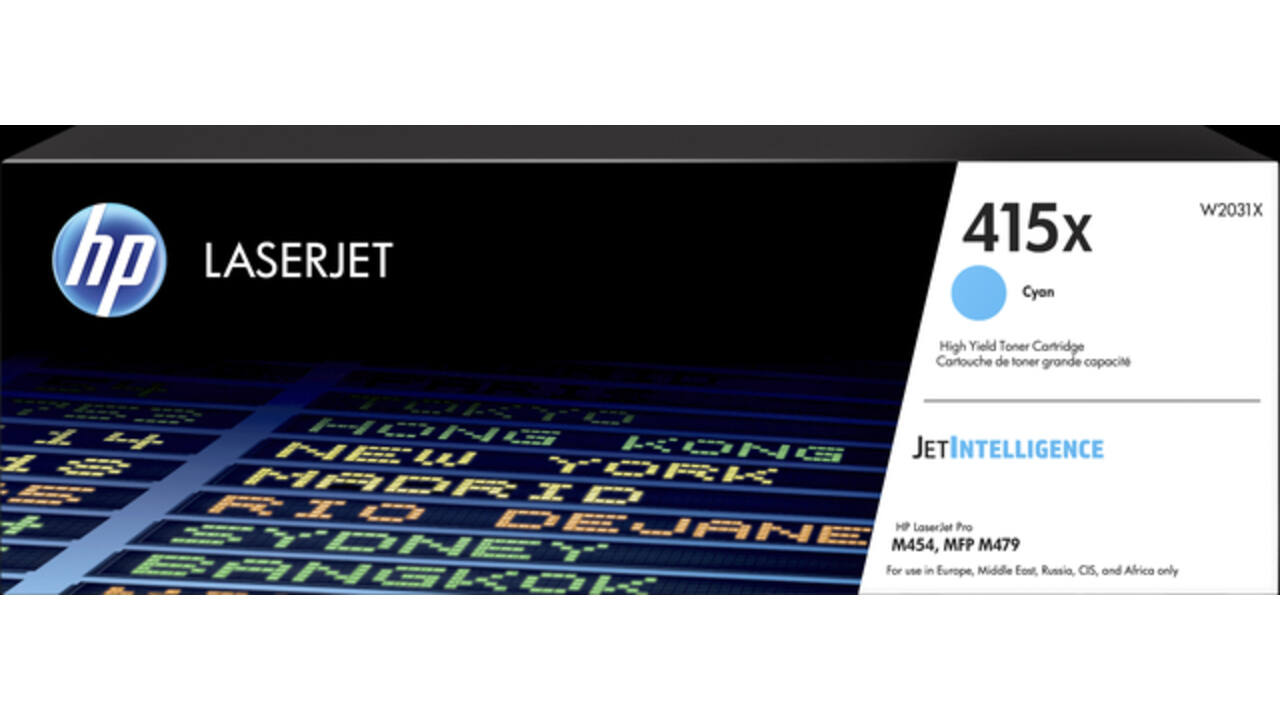 Tonercartridge HP W2031X 415X blauw