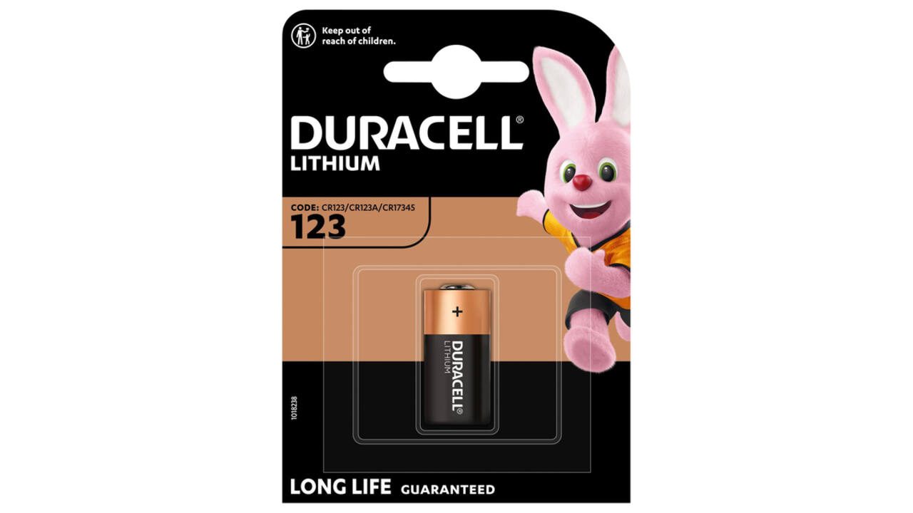 Batterij Duracell 1x CR123 high power lithium