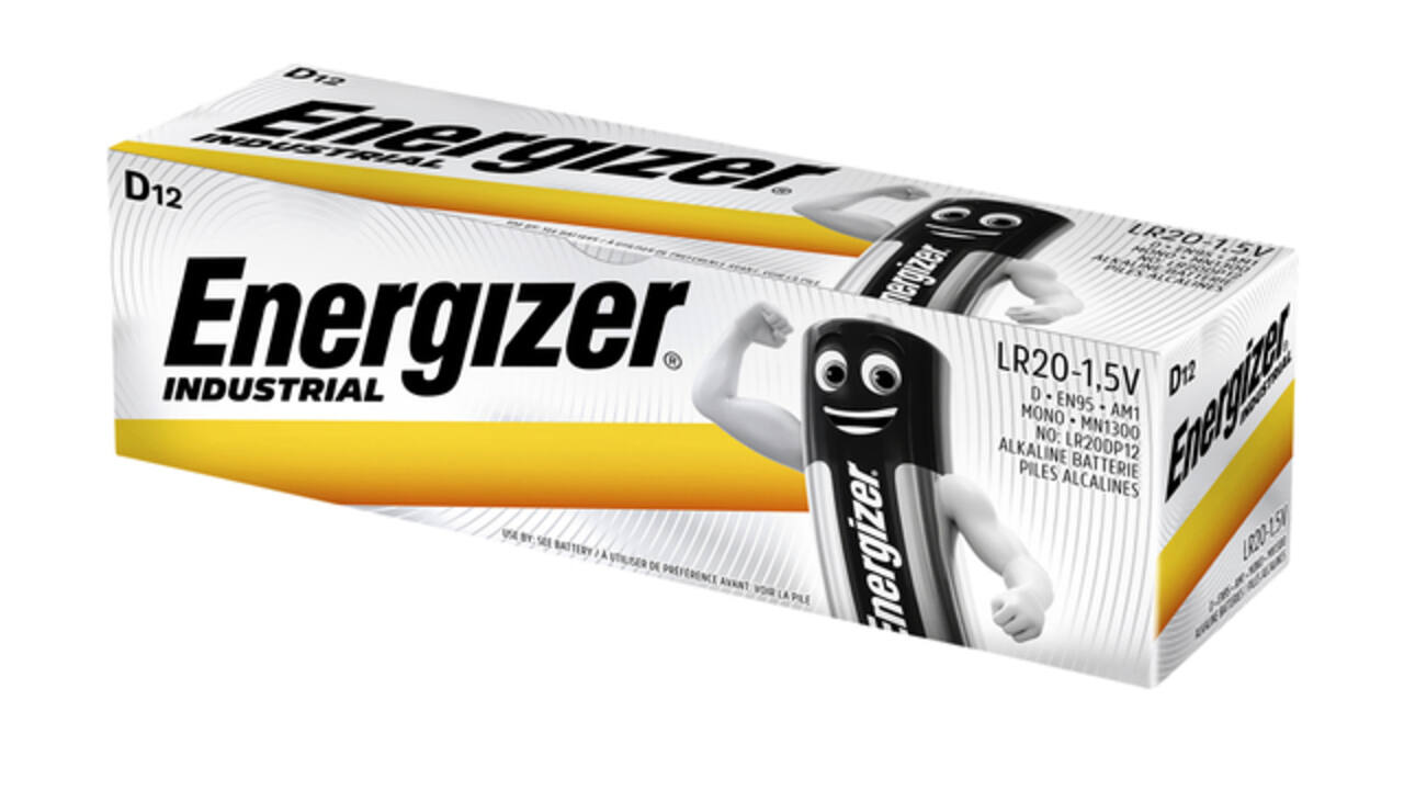 Batterij Energizer Industrial 12x D alkaline