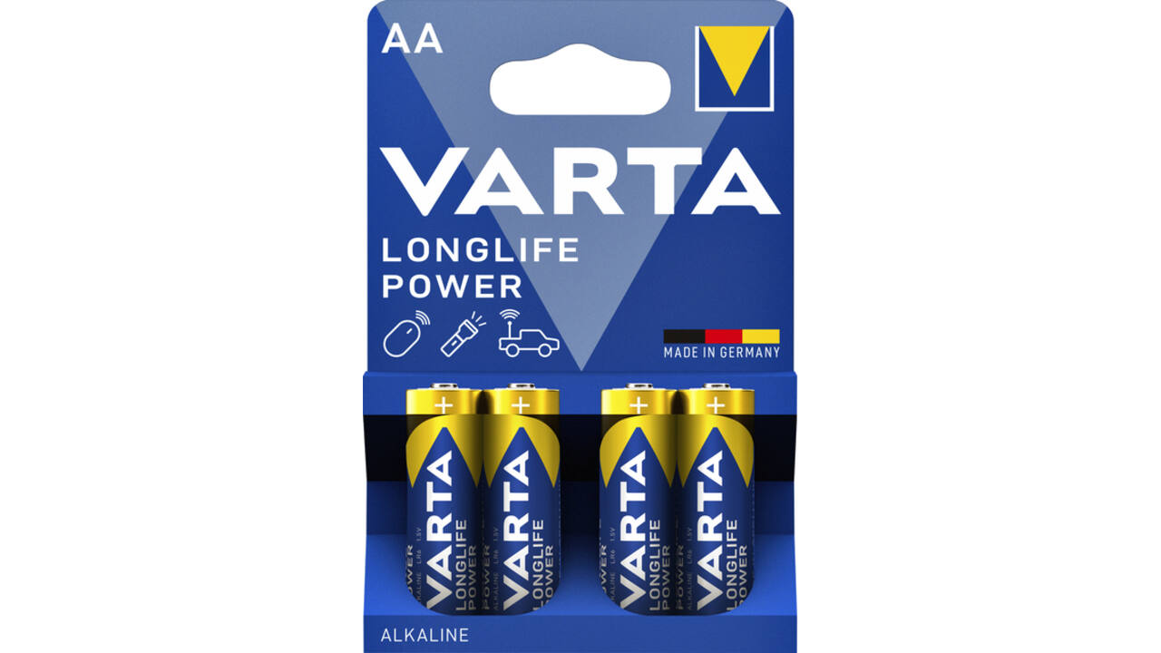 Batterij VARTA Longlife Power 4x AA