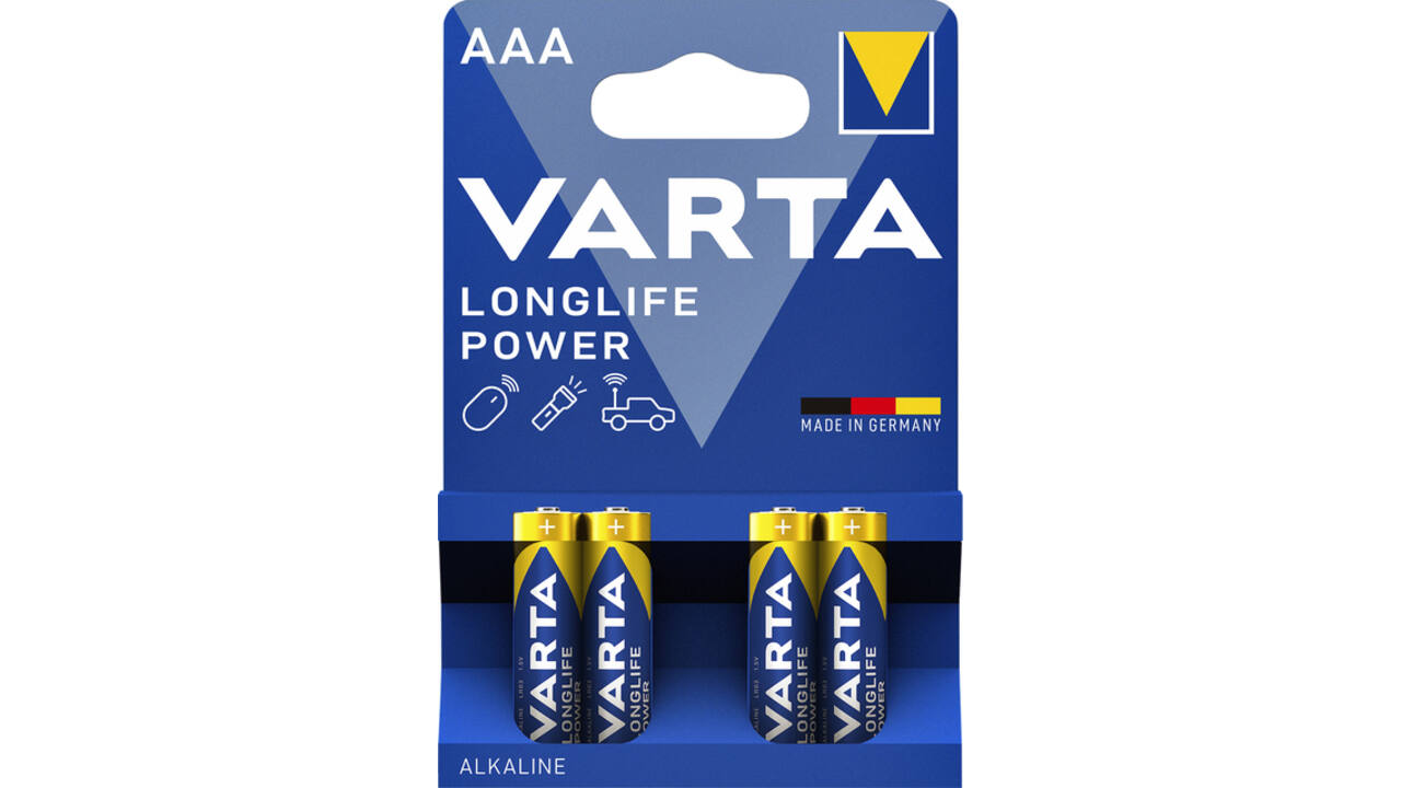 Batterij VARTA Longlife Power 4x AAA