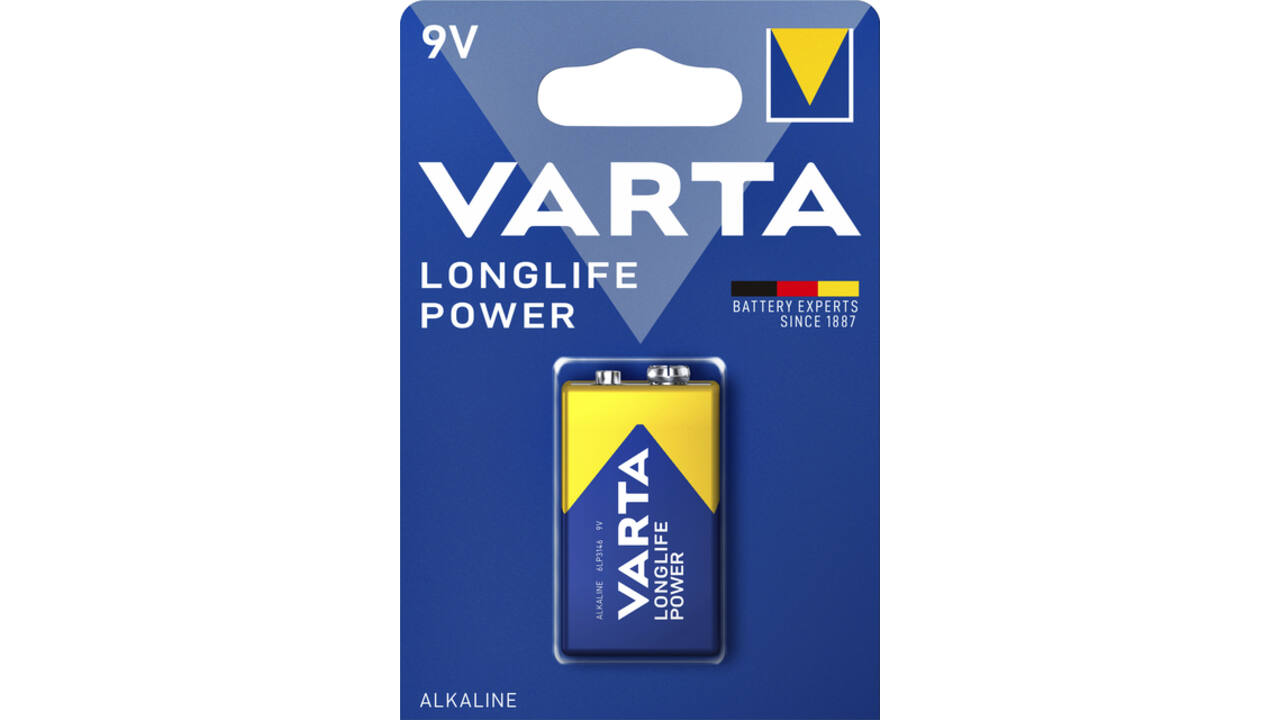 Batterij VARTA Longlife Power 9Volt