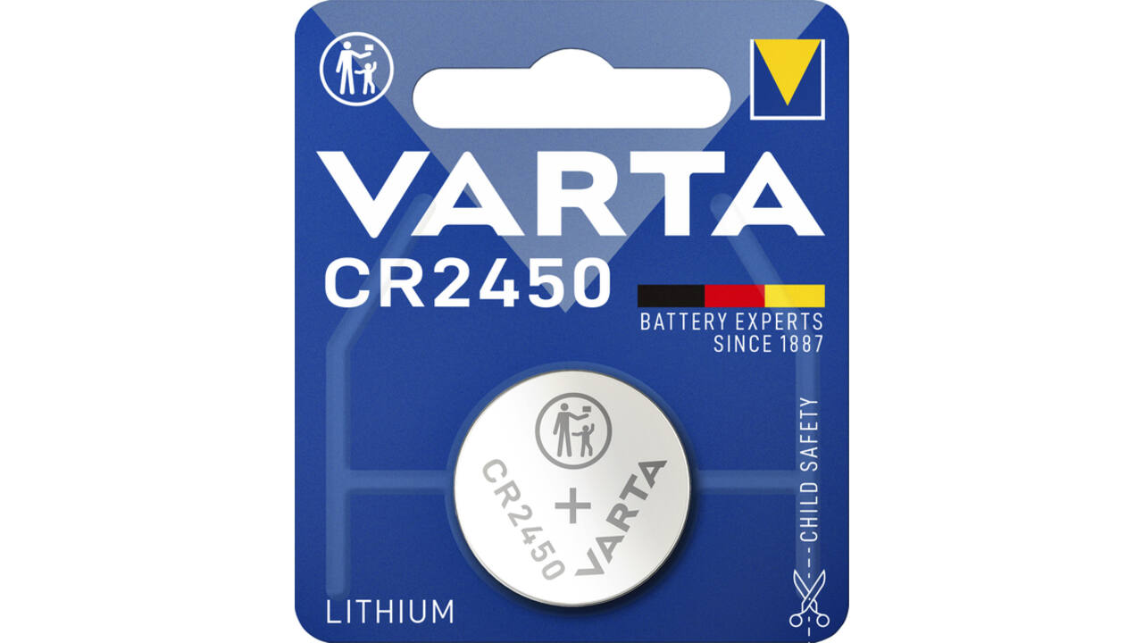 Batterij VARTA knoopcel 1x CR2450 lithium