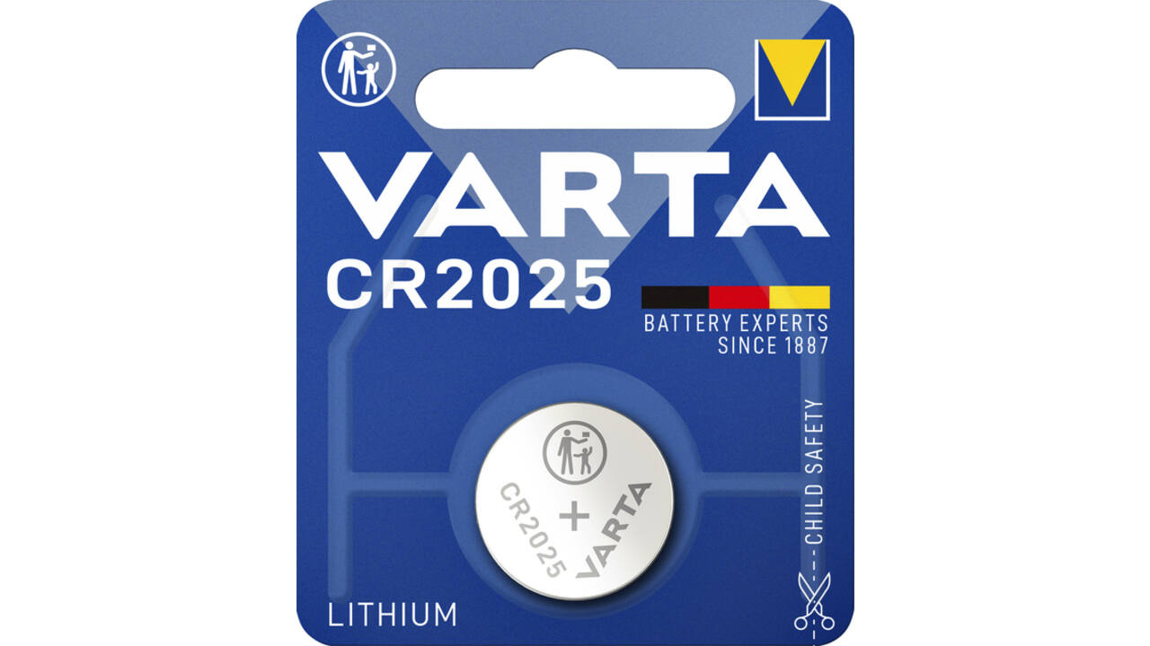 Batterij VARTA knoopcel 1x CR2025 lithium