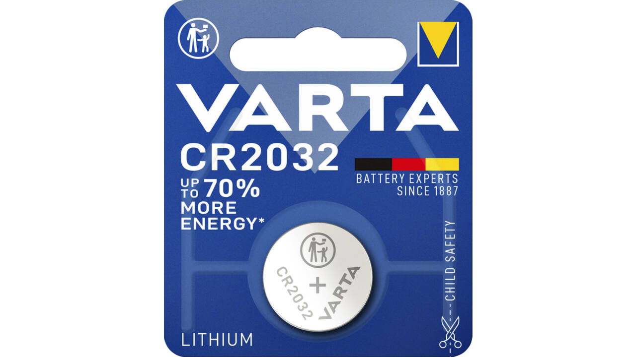 Batterij VARTA knoopcel 1x CR2032 lithium