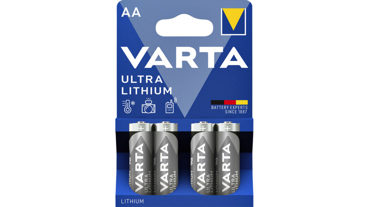 Batterij VARTA Ultra lithium 4x AA
