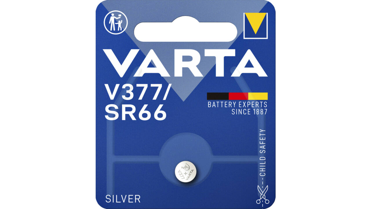 Batterij VARTA knoopcel 1x V377 horloge