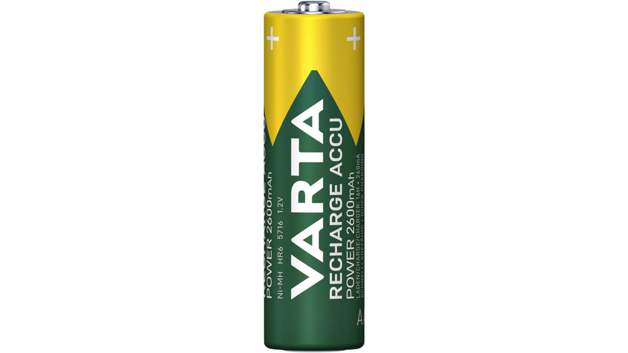 Batterij oplaadbaar VARTA 2x AA 2600mAh ready2use