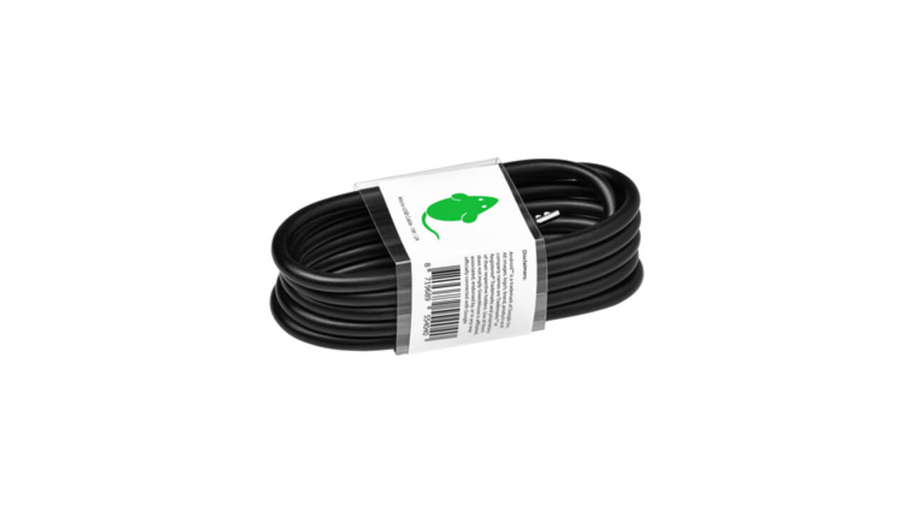 Kabel Green Mouse USB Micro-A 2.0 1 meter zwart