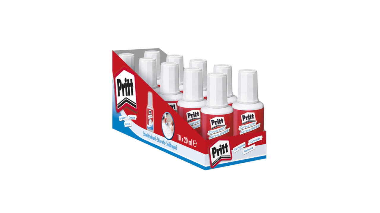 Correctievloeistof Pritt  flacon met kwast 20ml