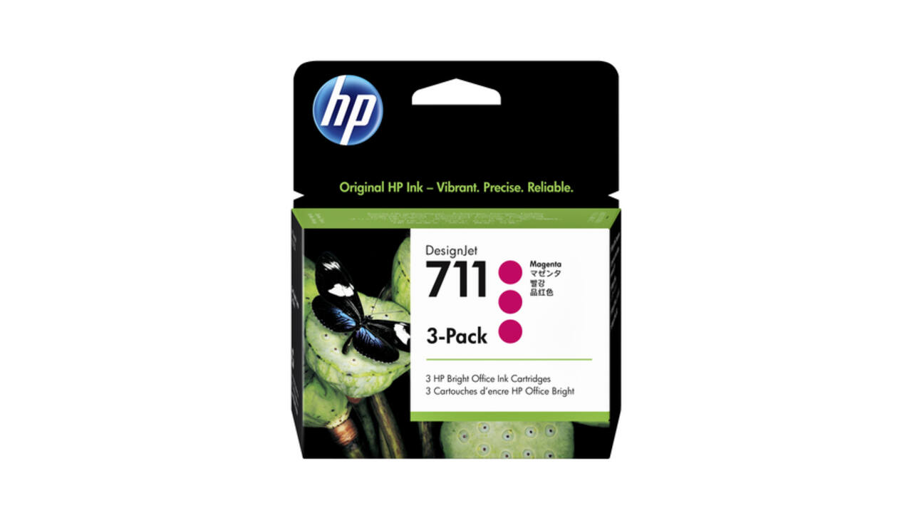 Inktcartridge HP CZ135A 711 rood
