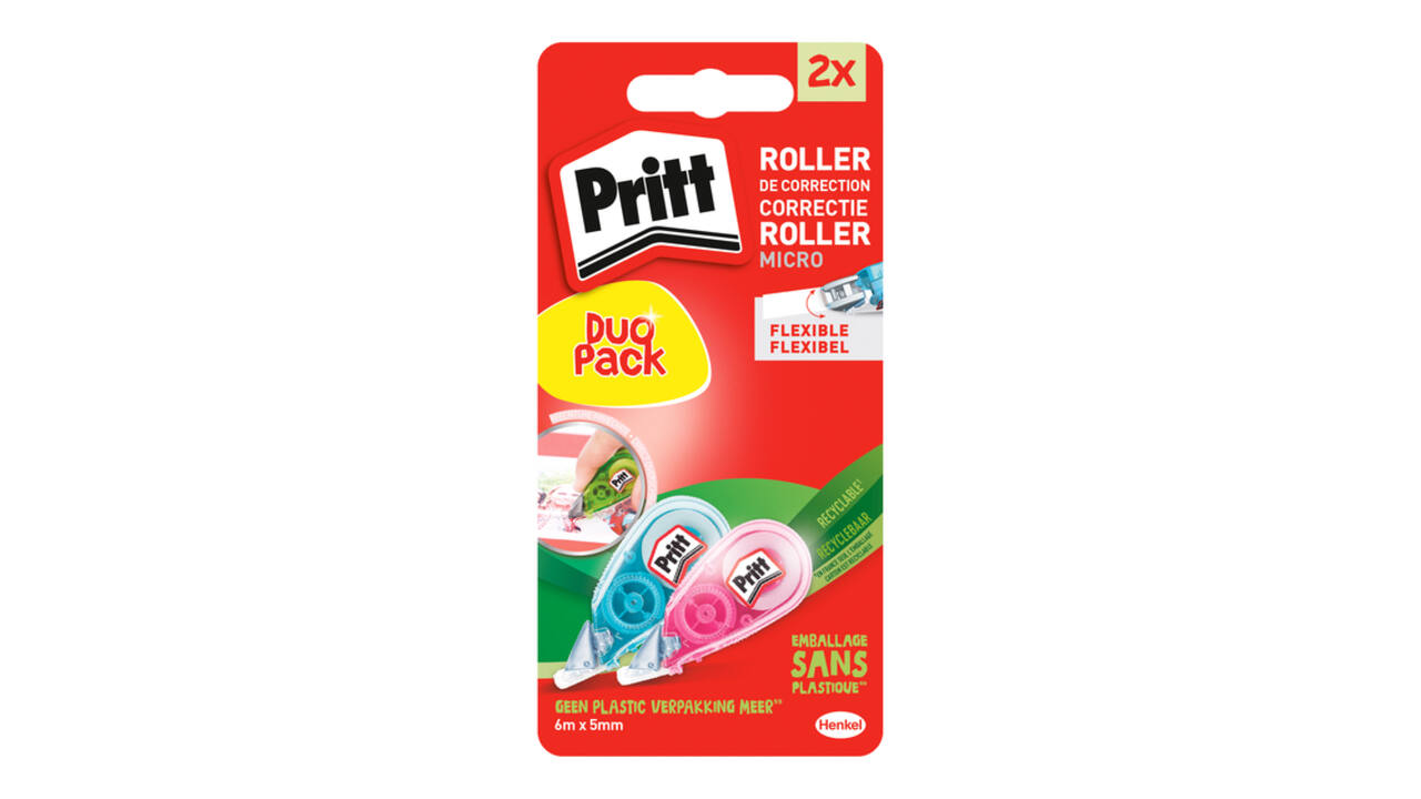 Correctietape Pritt Micro Flex 5mmx6m blister 2e halve prijs
