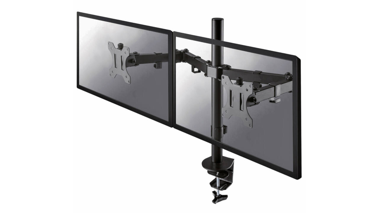 Monitorarm Neomounts D550D dual 10-32" zwart