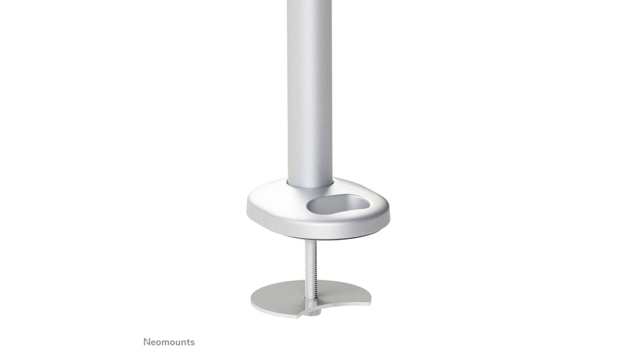 Monitorarm Neomounts D935DG 2x10-27" doorvoer zilvergrijs