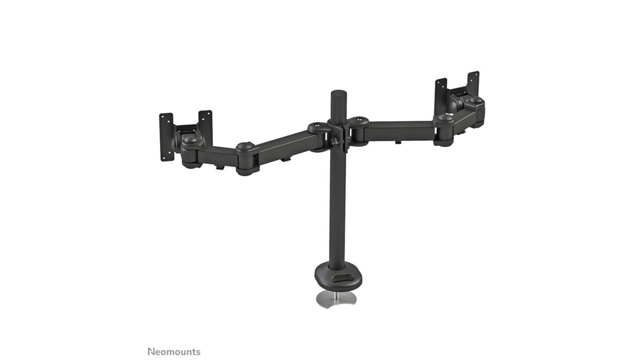 Monitorarm Neomounts D960DG doorvoerklem zwart