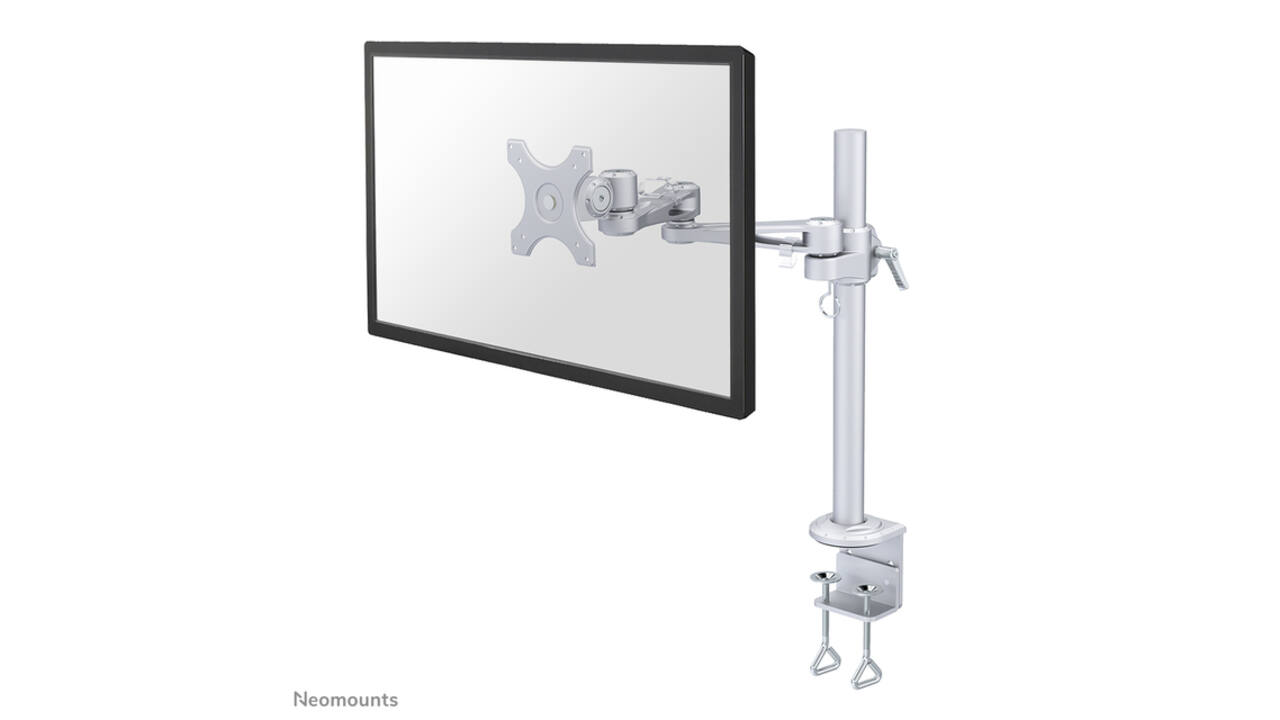 Monitorarm Neomounts D935 10-30" met klem zilvergrijs