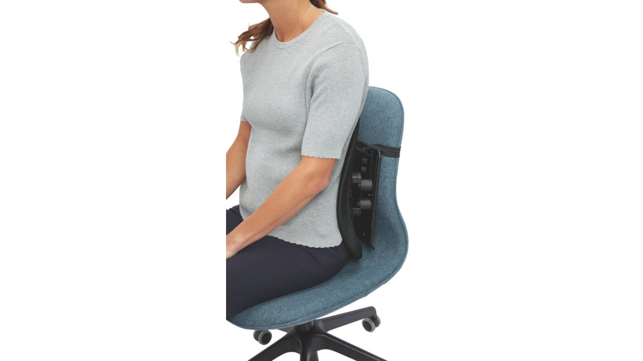 Rugsteun Kensington smartfit zwart