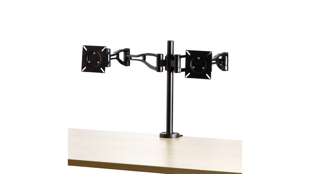 Monitorarm Fellowes Vista dubbel zwart