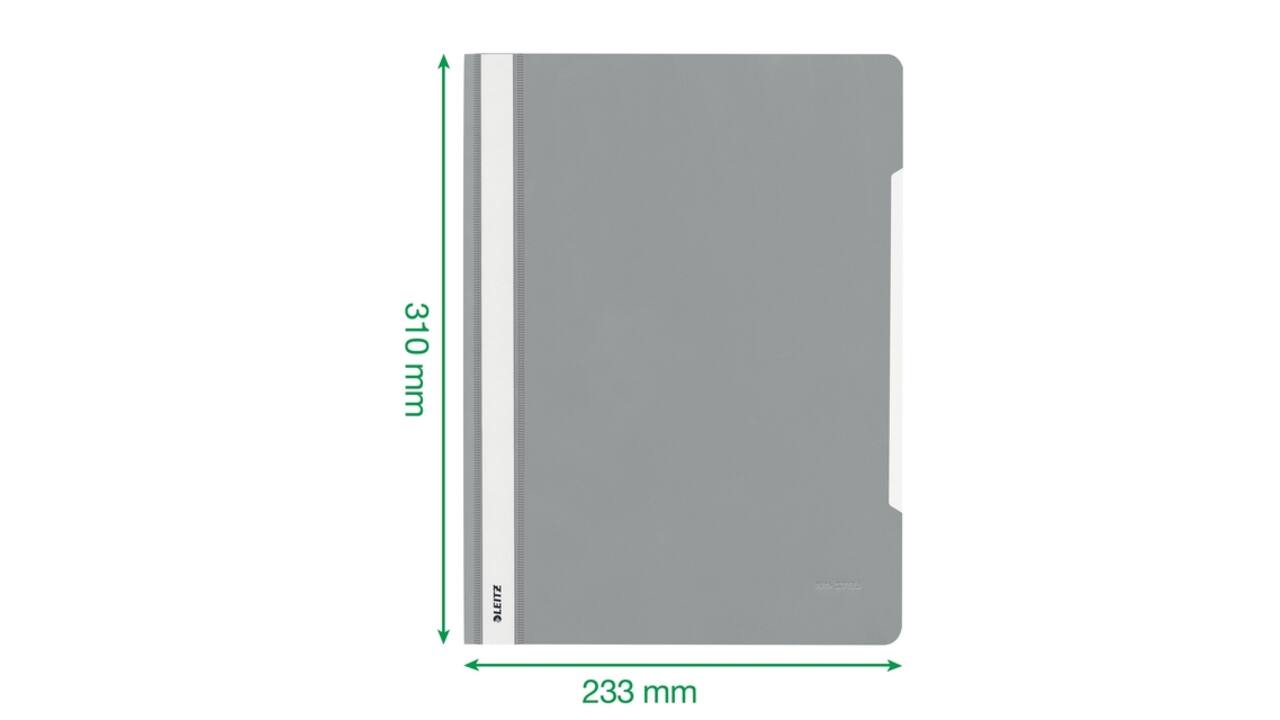 Snelhechter Leitz Standaard A4 gerecycled PP blauw