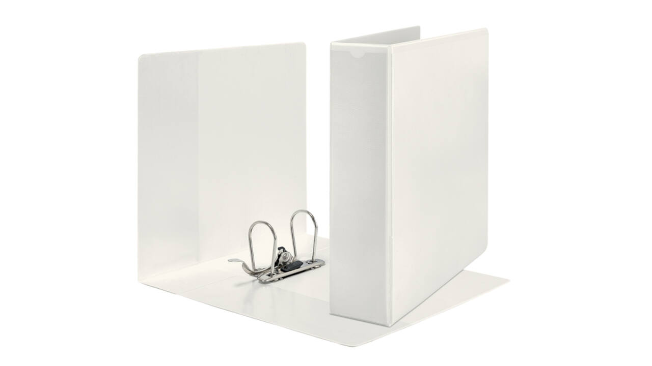 Ordner Leitz 4226 panorama 180° 80mm PP A4 maxi 3tas wit