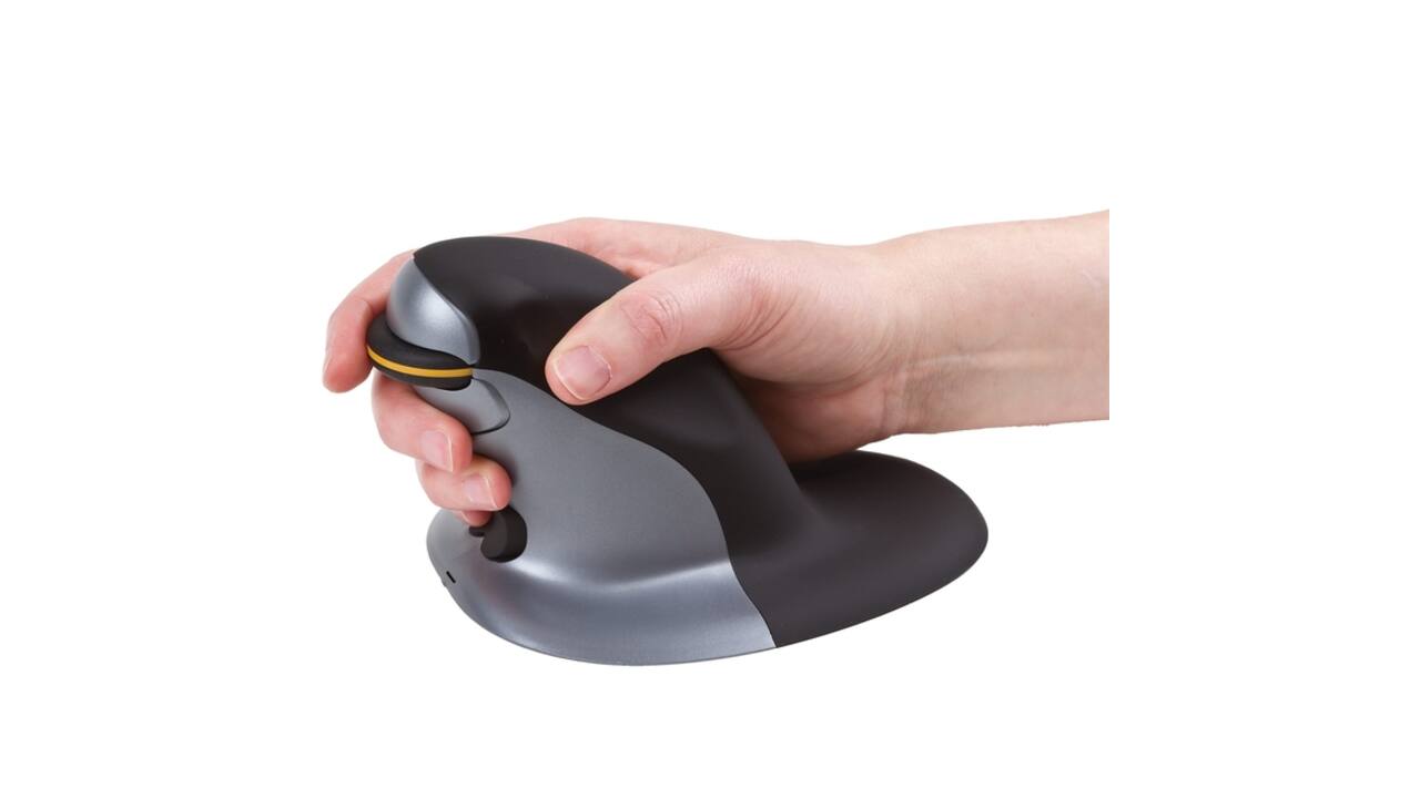 Ergonomische muis Fellowes Penguin draadloos medium