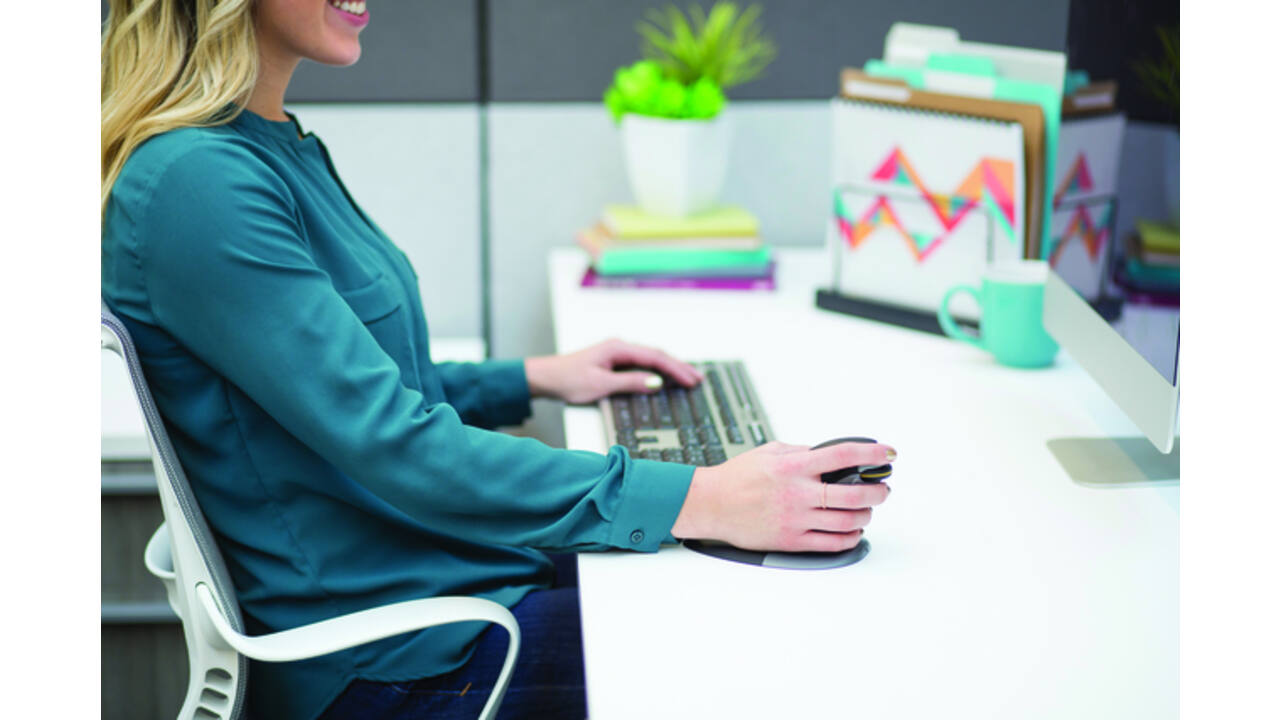 Ergonomische muis Fellowes Penguin draadloos medium