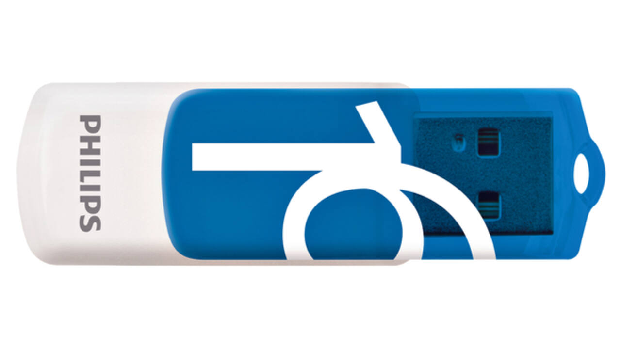 USB stick 2.0 Philips Vivid USB-A 16GB blauw