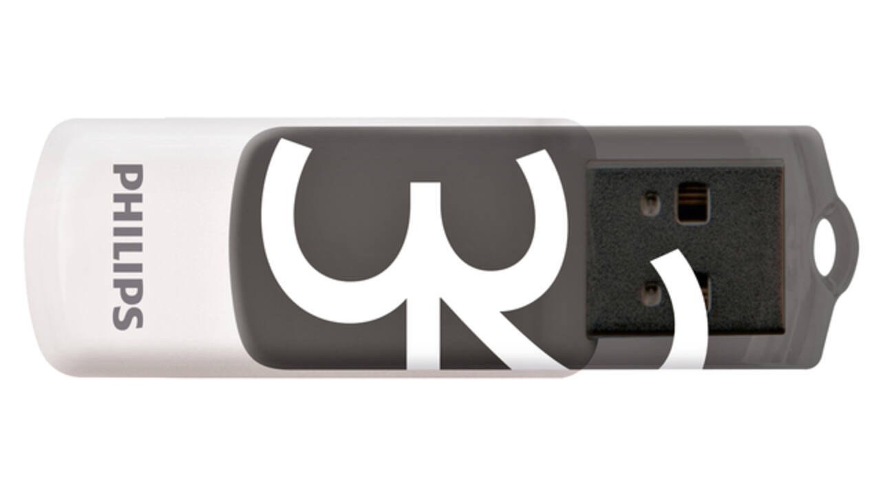 USB stick 2.0 Philips Vivid USB-A 32GB grijs