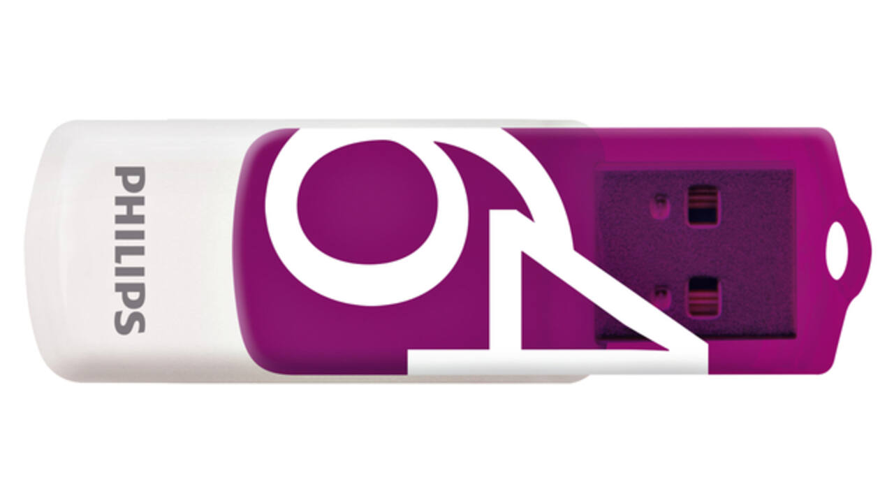 USB stick 2.0 Philips Vivid USB-A 64GB paars