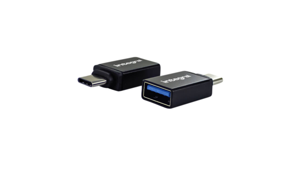 Adapter Integral 3.1 USB-A naar USB-C 2 stuks