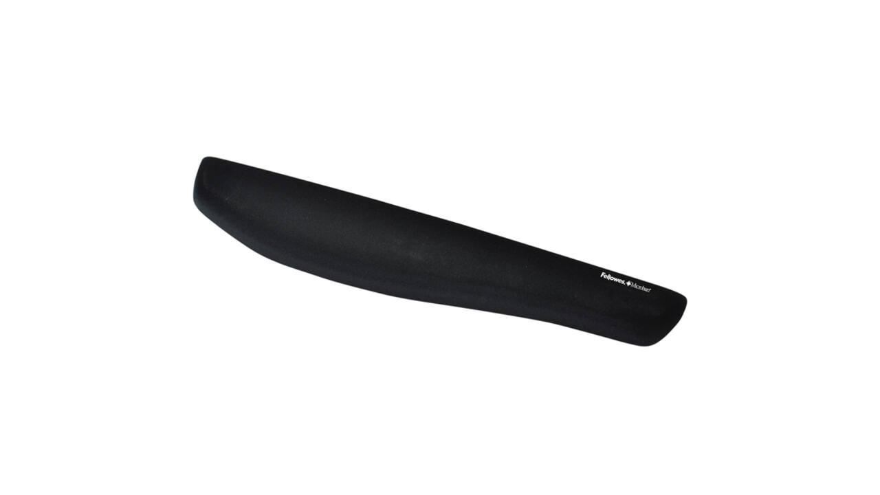 Polssteun Fellowes Plush Touch zwart