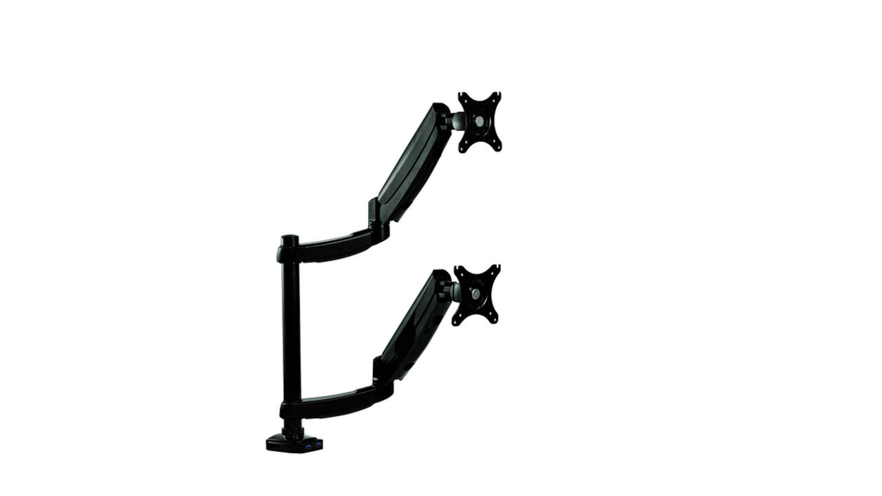 Monitorarm Fellowes Platinum Series dubbel verticaal