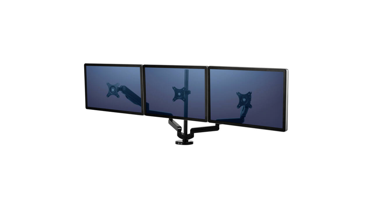 Monitorarm Fellowes Platinum Series driedubbel horizontaal